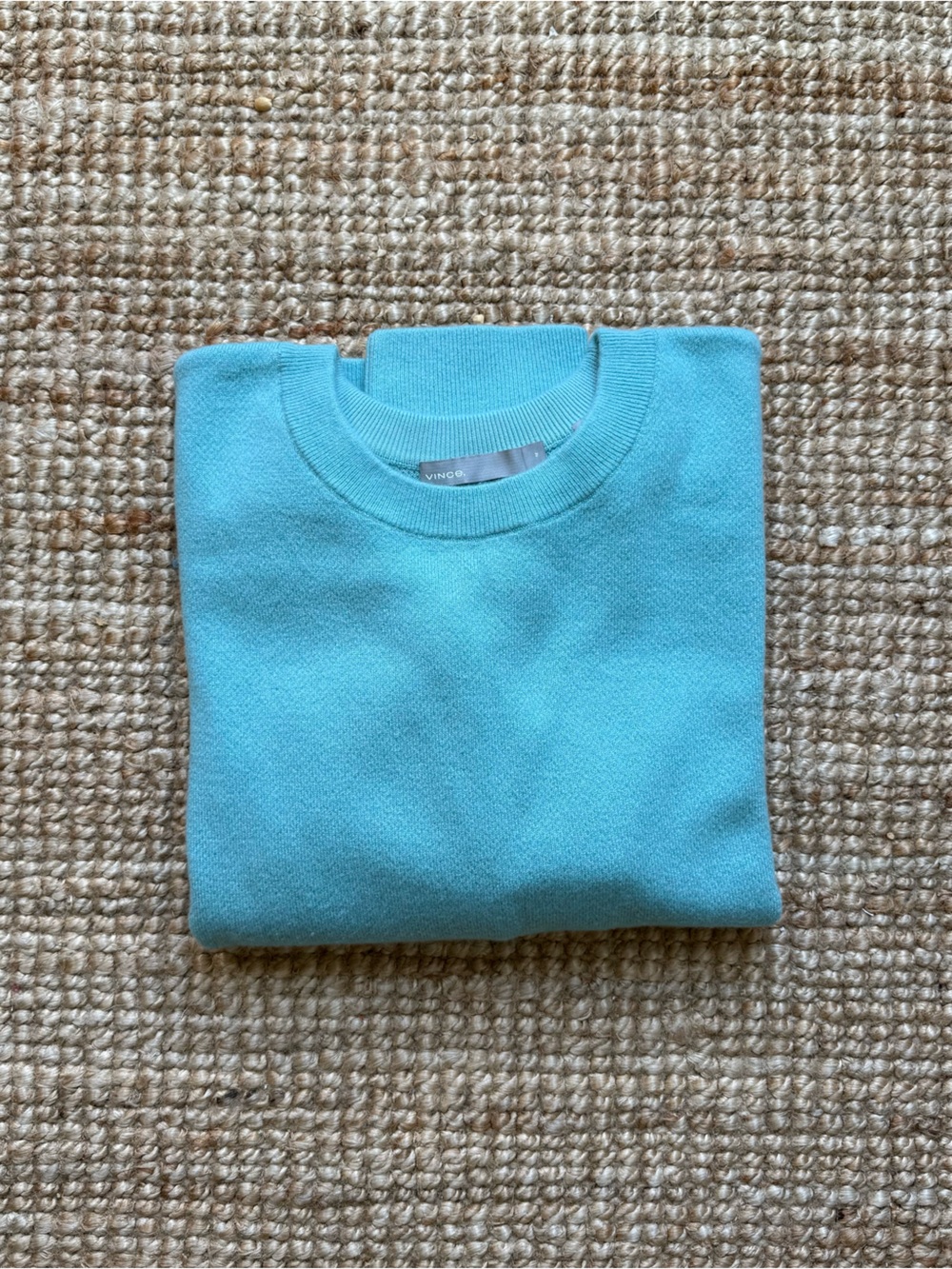 NWOT Vince Women’s Crewneck Sweater in Aqua Blue